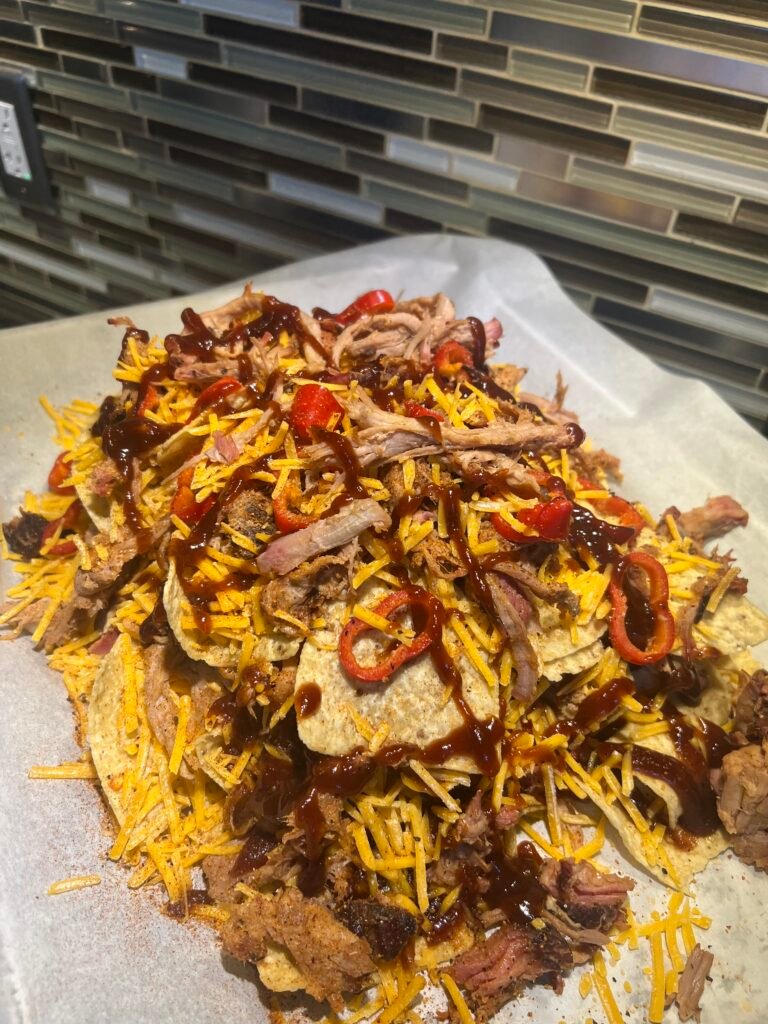 Sweet Kick Pulled Pork Nachos